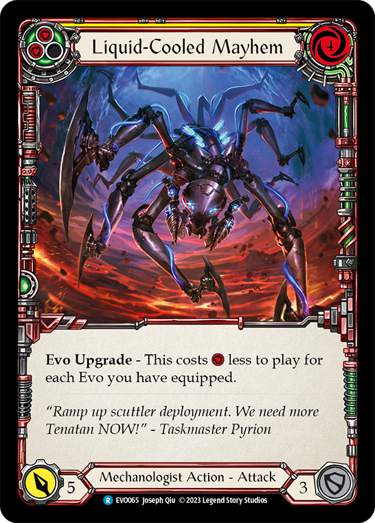 Liquid-Cooled Mayhem (Yellow) - Flesh and Blood TCG - MoxLand