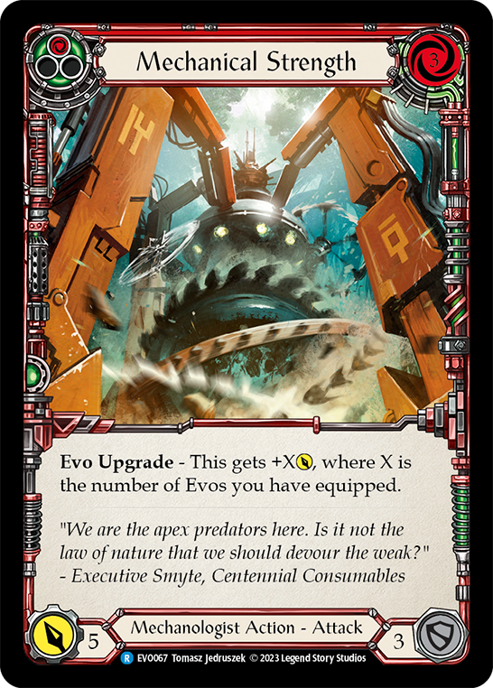 Mechanical Strength (Red) - Flesh and Blood TCG - MoxLand