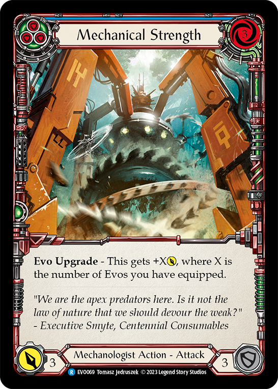 Mechanical Strength (Blue) - Flesh and Blood TCG - MoxLand