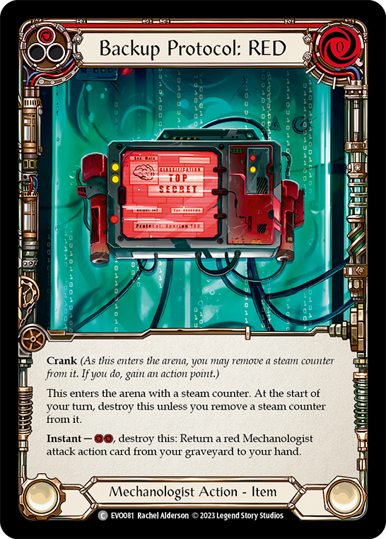 Backup Protocol: RED (Red) - Flesh and Blood TCG - MoxLand