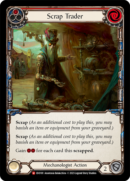 Scrap Trader (Red) - Flesh and Blood TCG - MoxLand