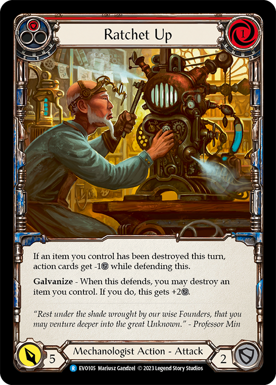 Ratchet Up (Red) - Flesh and Blood TCG - MoxLand