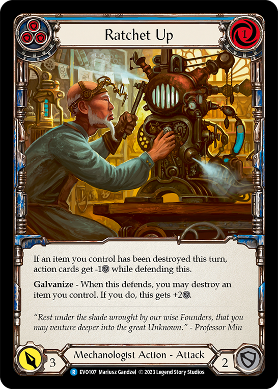 Ratchet Up (Blue) - Flesh and Blood TCG - MoxLand