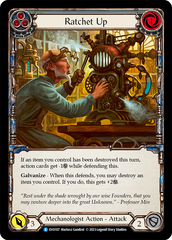 Ratchet Up (Blue) - Flesh and Blood TCG - MoxLand