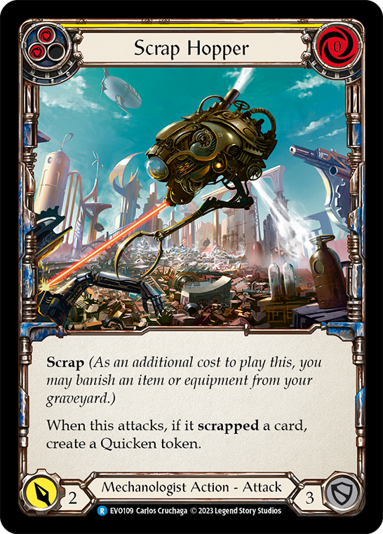 Scrap Hopper (Yellow) - Flesh and Blood TCG - MoxLand