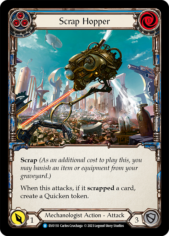 Scrap Hopper (Blue) - Flesh and Blood TCG - MoxLand