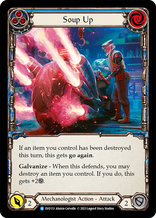 Soup Up (Blue) - Flesh and Blood TCG - MoxLand