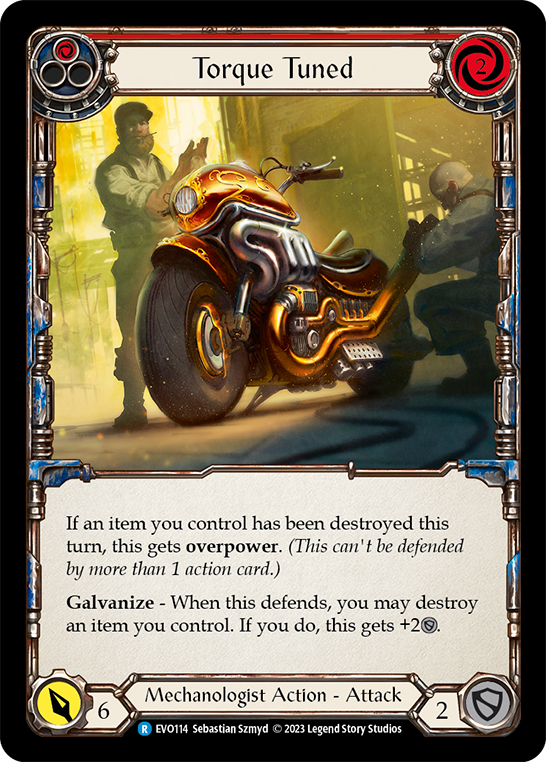 Torque Tuned (Red) - Flesh and Blood TCG - MoxLand