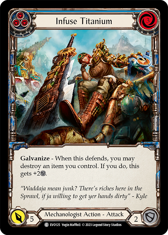 Infuse Titanium (Blue) - Flesh and Blood TCG - MoxLand