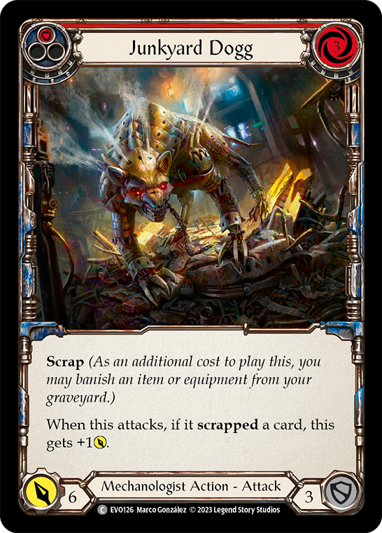 Junkyard Dogg (Red) - Flesh and Blood TCG - MoxLand