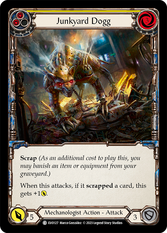 Junkyard Dogg (Yellow) - Flesh and Blood TCG - MoxLand