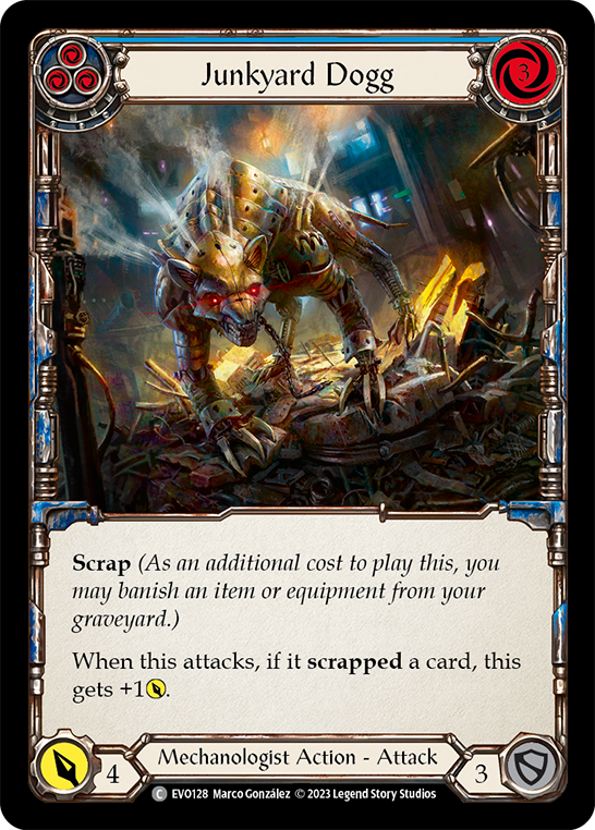 Junkyard Dogg (Blue) - Flesh and Blood TCG - MoxLand
