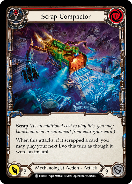 Scrap Compactor (Red) - Flesh and Blood TCG - MoxLand