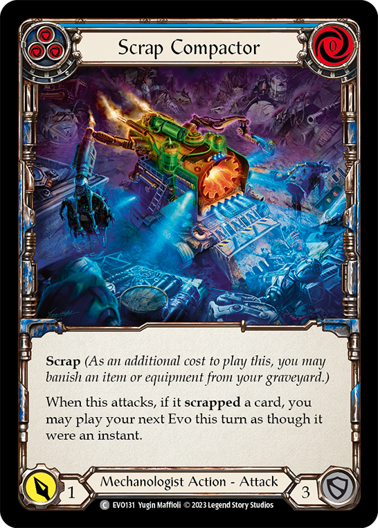 Scrap Compactor (Blue) - Flesh and Blood TCG - MoxLand