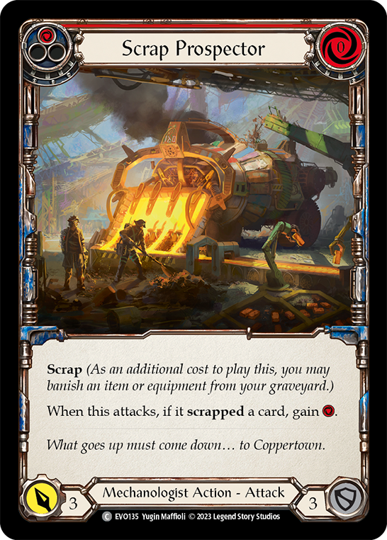 Scrap Prospector (Red) - Flesh and Blood TCG - MoxLand