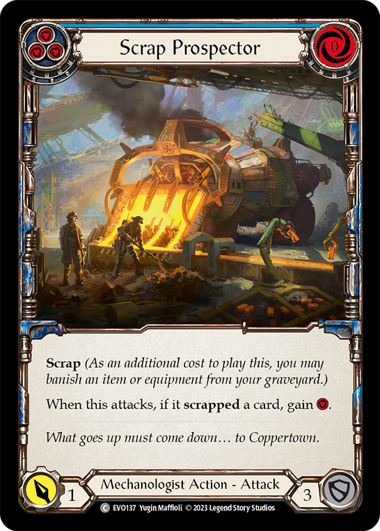 Scrap Prospector (Blue) - Flesh and Blood TCG - MoxLand