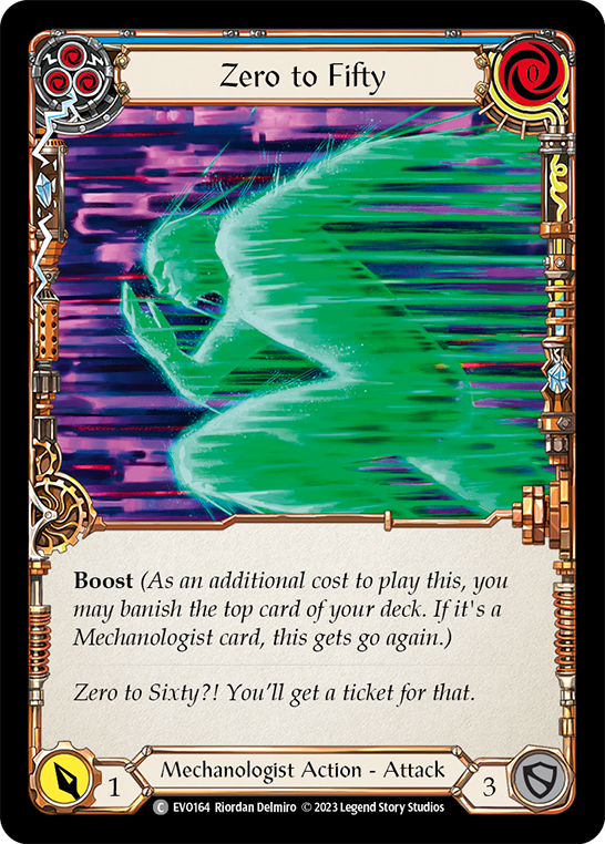 Zero to Fifty (Blue) - Flesh and Blood TCG - MoxLand