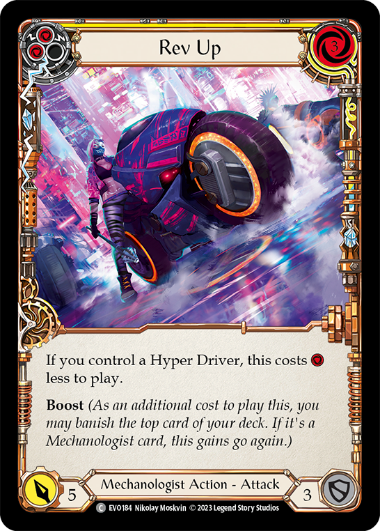 Rev Up (Yellow) - Flesh and Blood TCG - MoxLand