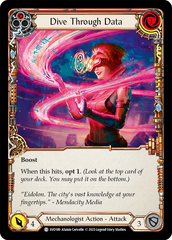 Dive Through Data (Red) - Flesh and Blood TCG - MoxLand