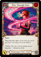 Dive Through Data (Blue) - Flesh and Blood TCG - MoxLand