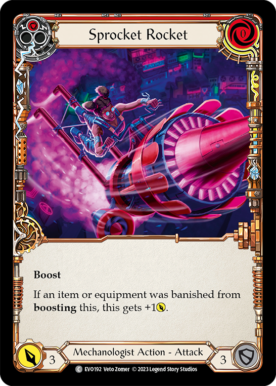 Sprocket Rocket (Red) - Flesh and Blood TCG - MoxLand
