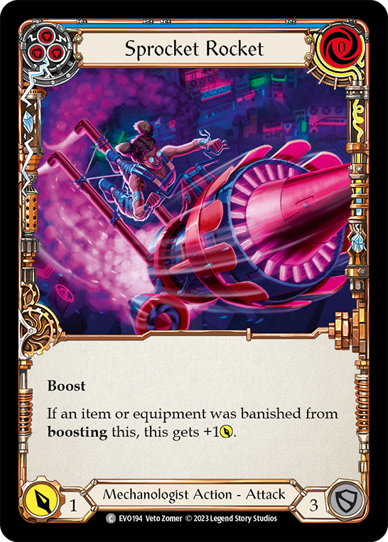 Sprocket Rocket (Blue) - Flesh and Blood TCG - MoxLand