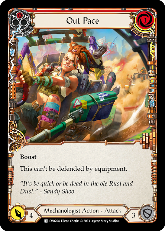 Out Pace (Red) - Flesh and Blood TCG - MoxLand