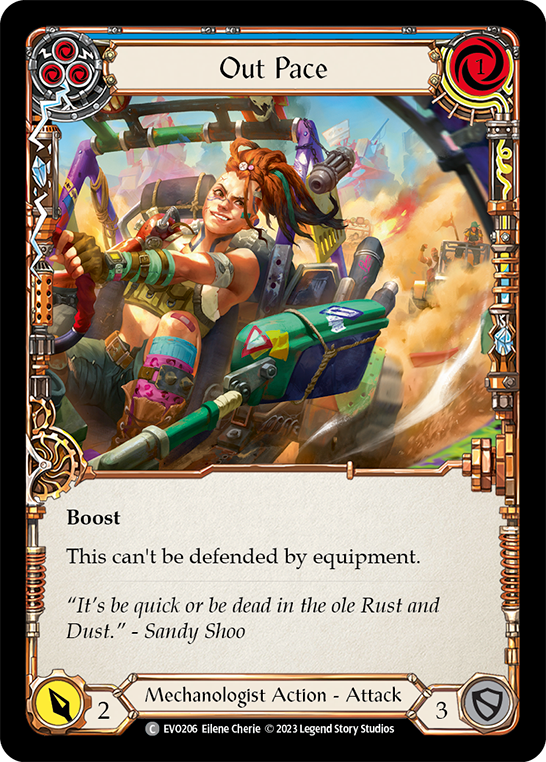 Out Pace (Blue) - Flesh and Blood TCG - MoxLand
