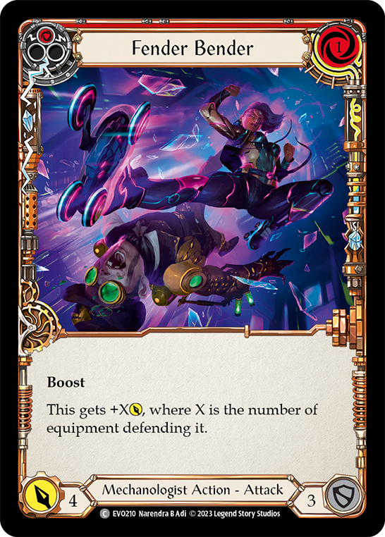 Fender Bender (Red) - Flesh and Blood TCG - MoxLand