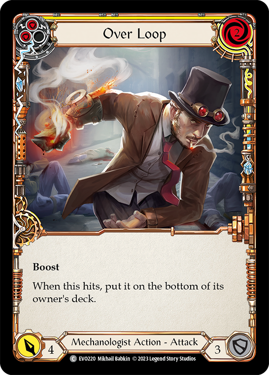 Over Loop (Yellow) - Flesh and Blood TCG - MoxLand