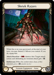 Shriek Razors - Flesh and Blood TCG - MoxLand