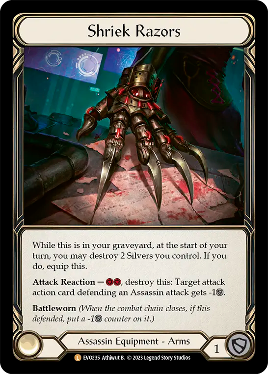 Shriek Razors - Flesh and Blood TCG - MoxLand