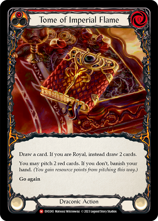Tome of Imperial Flame (Red) - Flesh and Blood TCG - MoxLand