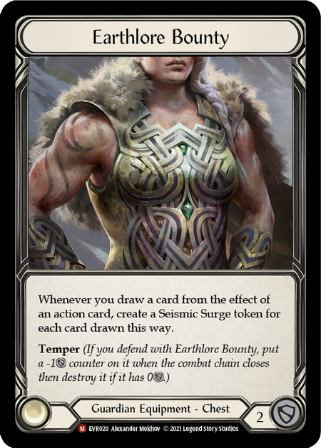 Earthlore Bounty - Flesh and Blood TCG - MoxLand