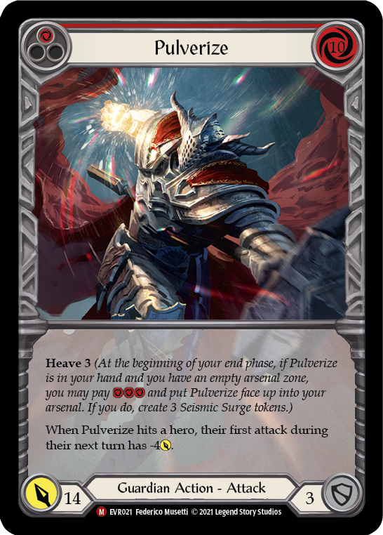 Pulverize (Red) - Flesh and Blood TCG - MoxLand