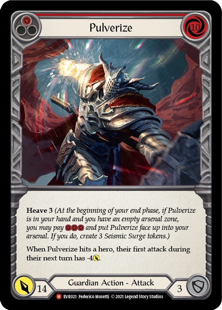 Pulverize (Red) - Flesh and Blood TCG - MoxLand