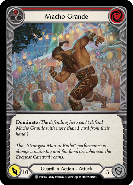 Macho Grande (Red) - Flesh and Blood TCG - MoxLand