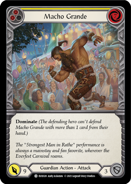 Macho Grande (Yellow) - Flesh and Blood TCG - MoxLand