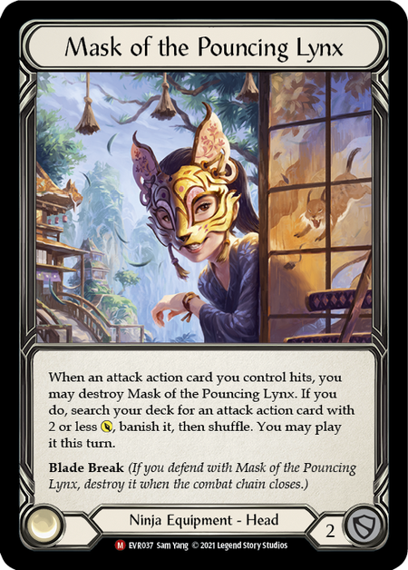 Mask of the Pouncing Lynx - Flesh and Blood TCG - MoxLand