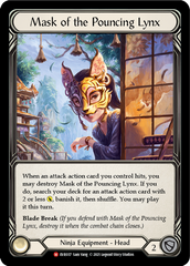 Mask of the Pouncing Lynx - Flesh and Blood TCG - MoxLand