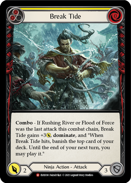 Break Tide (Yellow) - Flesh and Blood TCG - MoxLand