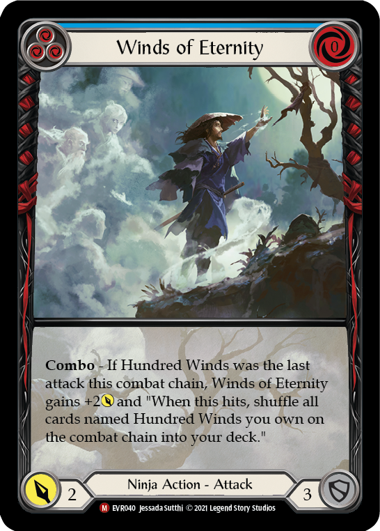 Winds of Eternity (Blue) - Flesh and Blood TCG - MoxLand