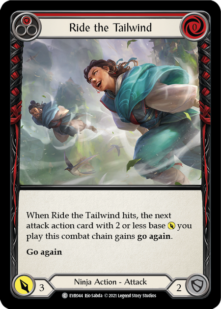 Ride the Tailwind (Red) - Flesh and Blood TCG - MoxLand