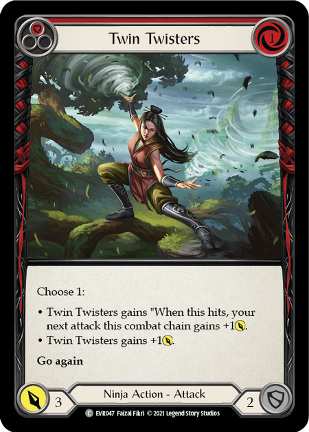 Twin Twisters (Red) - Flesh and Blood TCG - MoxLand