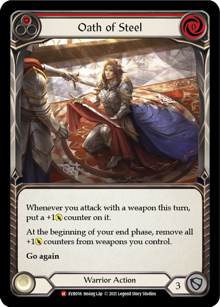 Oath of Steel (Red) - Flesh and Blood TCG - MoxLand