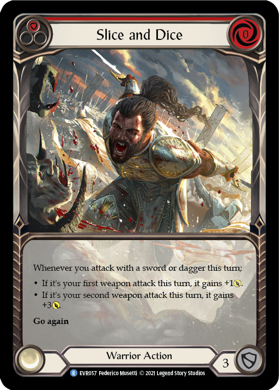 Slice and Dice (Red) - Flesh and Blood TCG - MoxLand