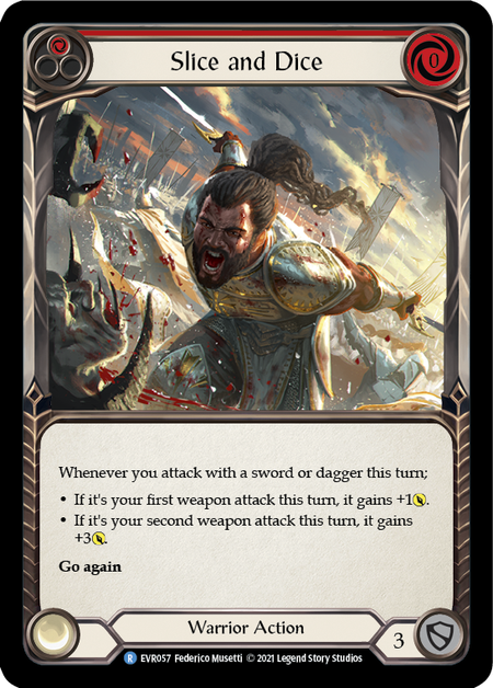 Slice and Dice (Red) - Flesh and Blood TCG - MoxLand