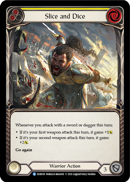 Slice and Dice (Yellow) - Flesh and Blood TCG - MoxLand