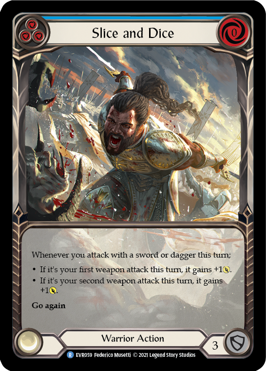 Slice and Dice (Blue) - Flesh and Blood TCG - MoxLand