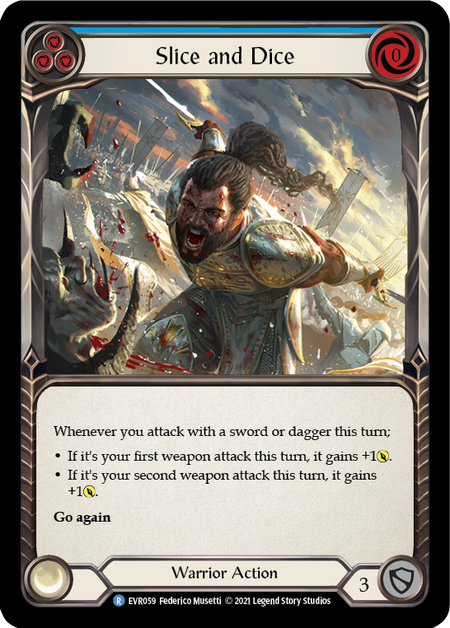 Slice and Dice (Blue) - Flesh and Blood TCG - MoxLand